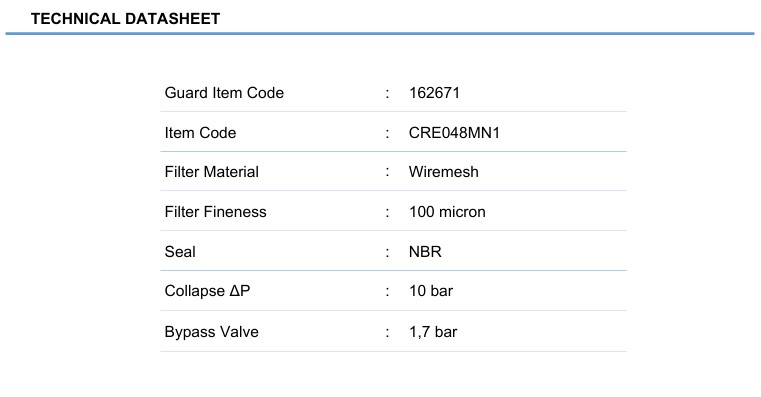 capture décran 20260320 111417 ÉlÉment Filtrant Cre048mn1 | Hydrauhavre