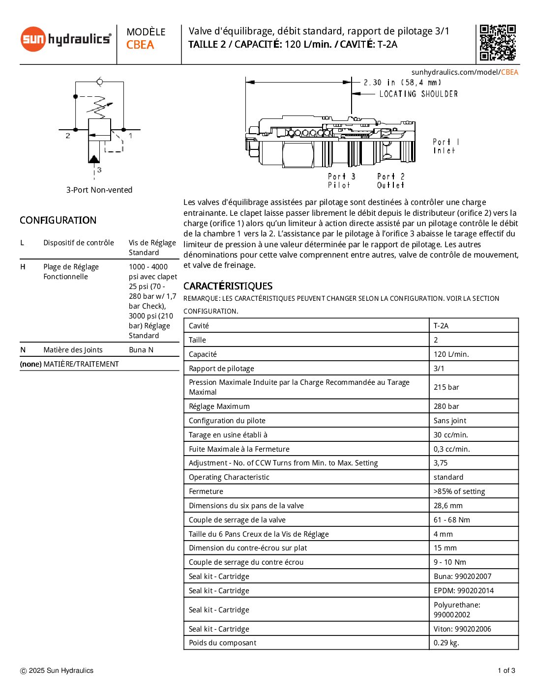 cbealhn_full_fr_metric_letter valve DÉquilibrage DÉbit Standard Rapport De Pilotage 31 Cbealhn | Hydrauhavre