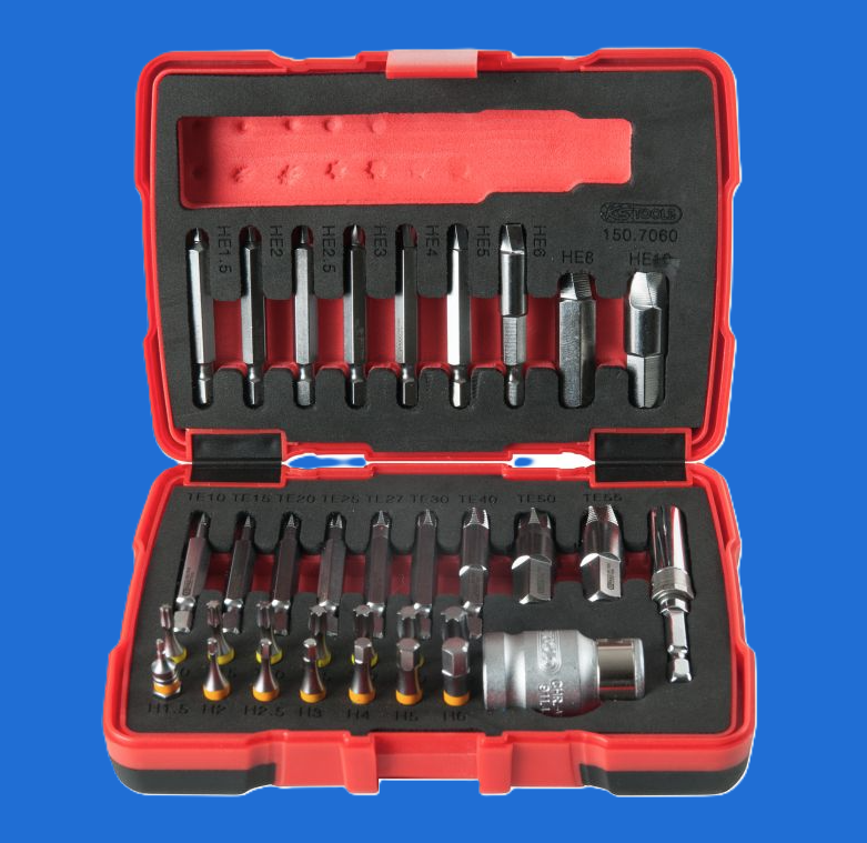 1507060coffretemboutextractiontorx34piecespng coffret Dembouts Dextraction Pour Vis Torx Et 6 Pans | Hydrauhavre